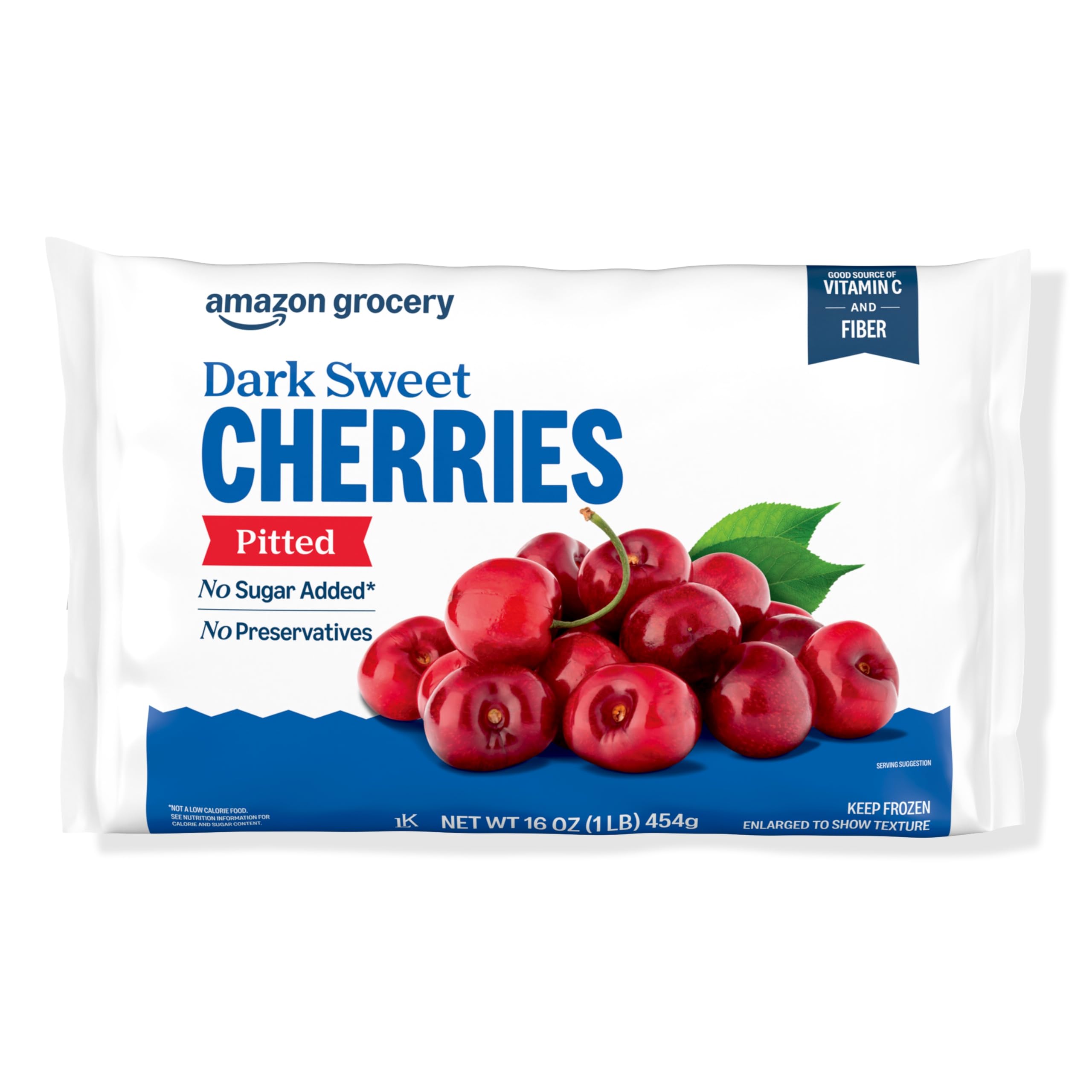 Amazon.com: Amazon Grocery, Dark Sweet Cherries, Pitted, 16 oz