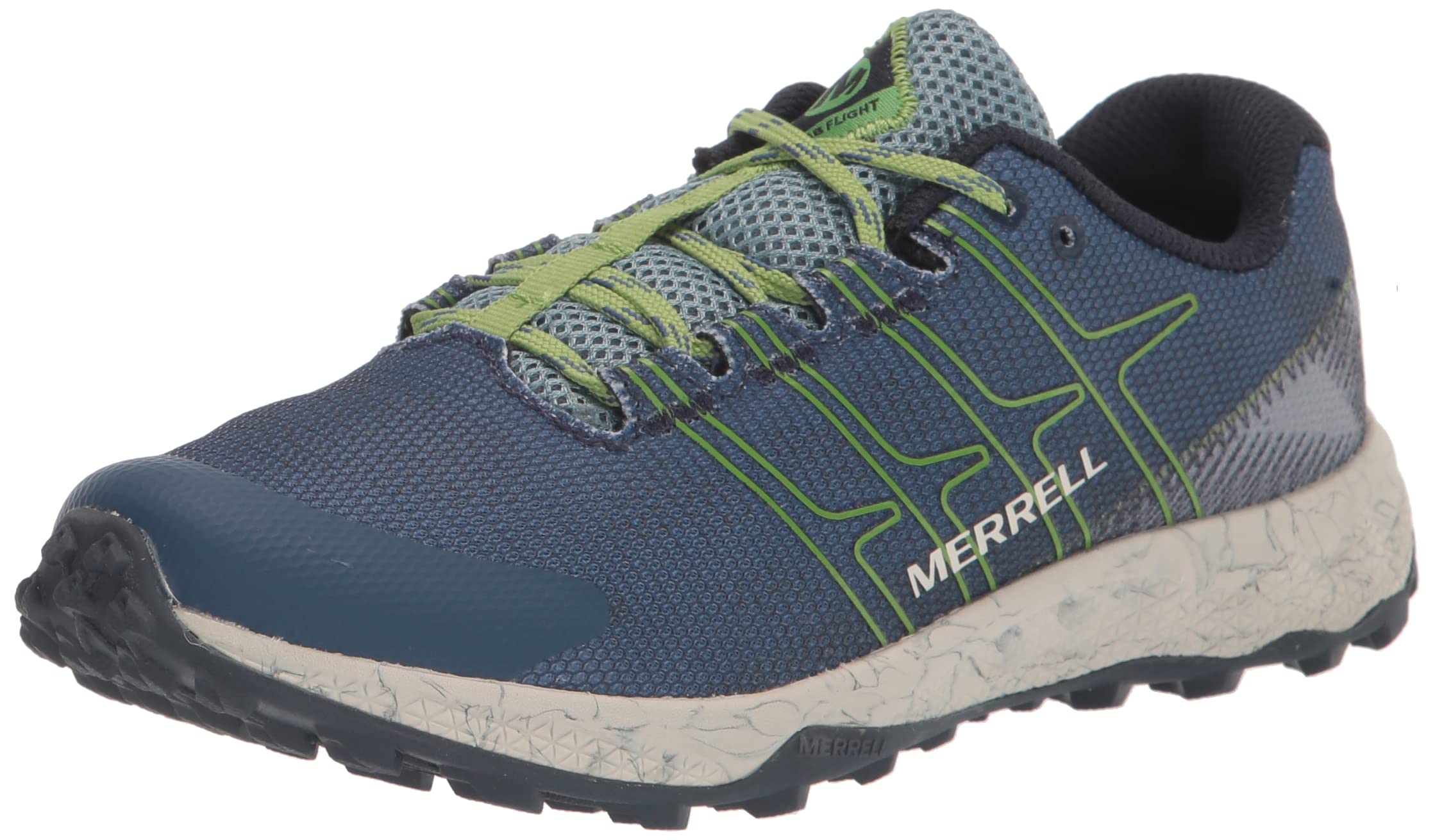 Merrell Moab Flight Low Hiking Shoe, Poseidon, 11.5 US Unisex Big Kid