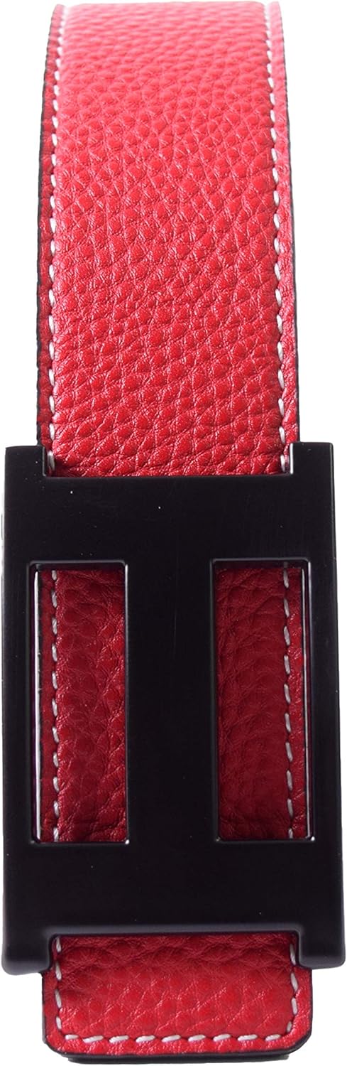 Dinamit Jeans Unisex Genuine Leather Casual Dress Belt with Buckle and Reversible Strap (Available in 2 Sizes)