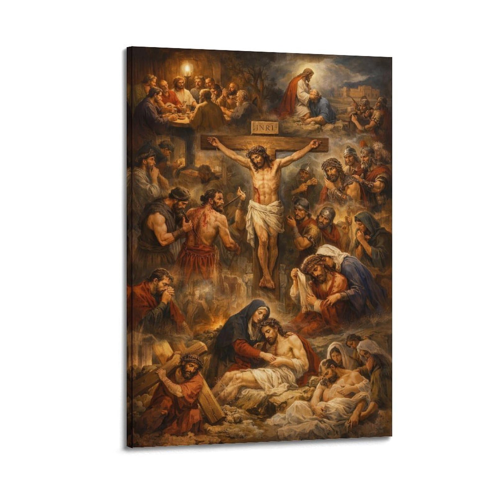 ESTE Christianity Jesus Poster Believer Faith God's Love Decorative Painting Canvas Modern Art Picture 24x36inch(60x90cm)