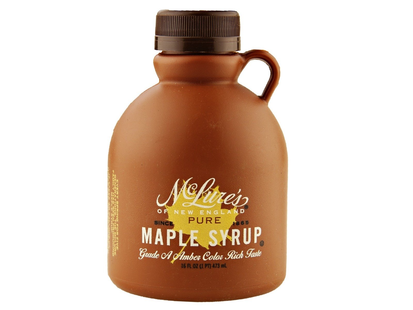 McClures Amber Color Grade A Pure Maple Syrup