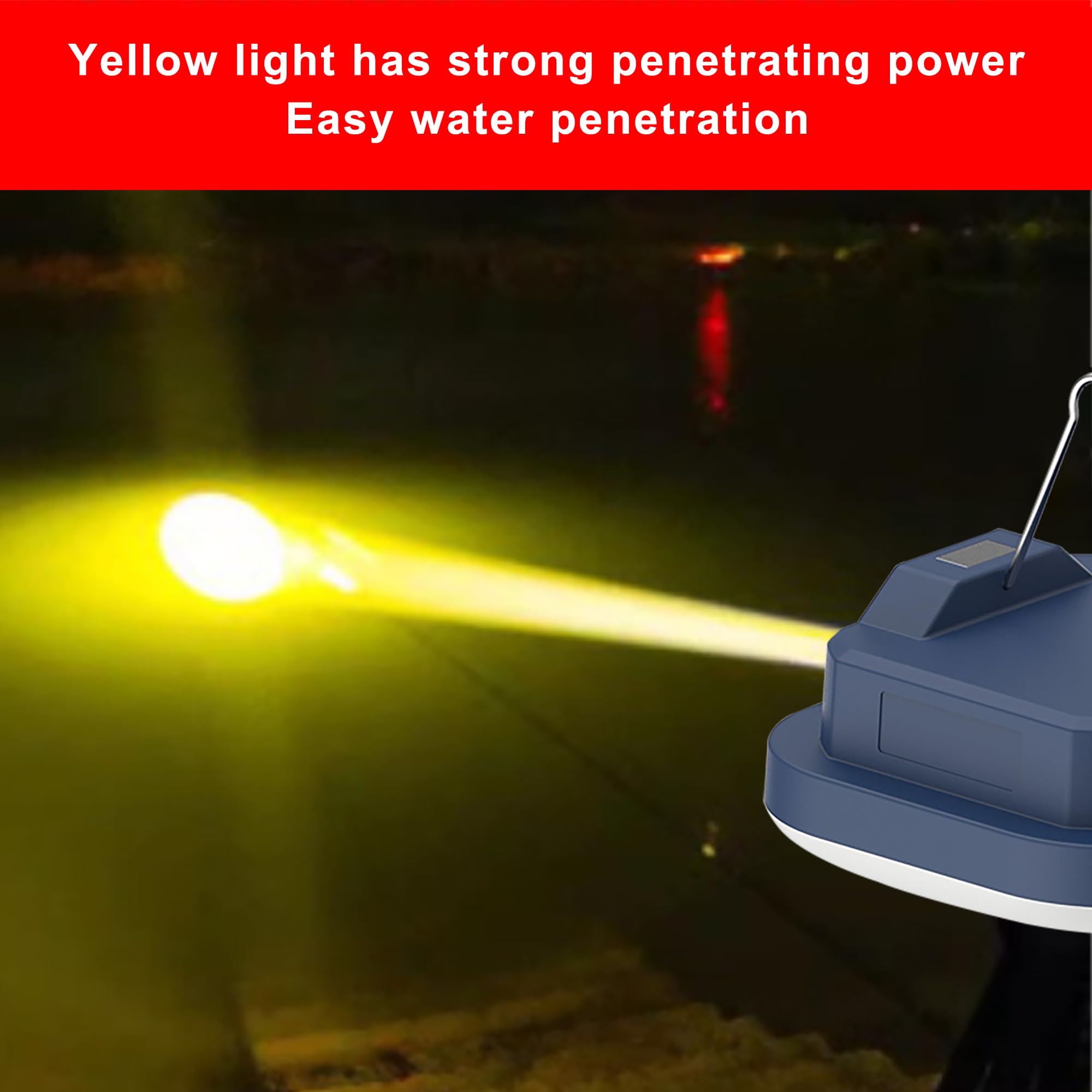 Linterna LED de camping recargable TeiNewBy 1500LM 10000mAh hasta 120 horas de funcionamiento, 4 modos de luz, IP54 impermeable, base magnética para emergencias de huracanes, al aire libre,