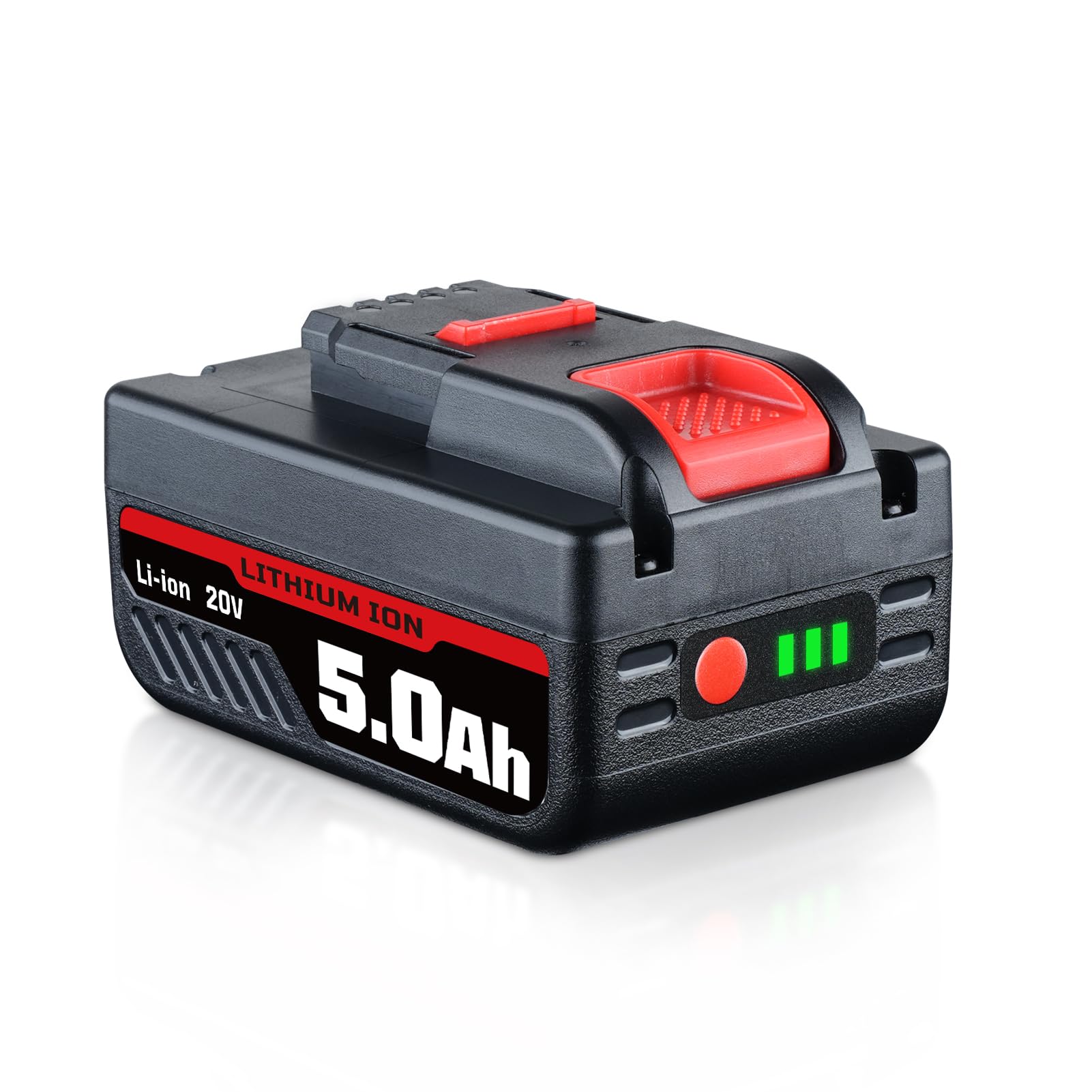 20V 5.0Ah Li-ion WA3551 Replacement for Worx 20V Battery Compatible with Worx WA3551.1 WA3553 WA3553.2 WA3641 WG169E Cordless Tools