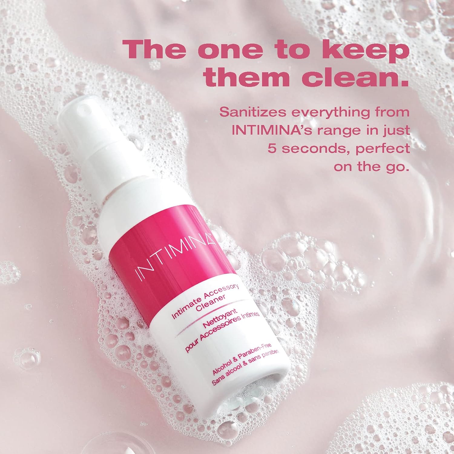 Intimina Intimate Accessory Cleaner - Menstrual Cup Cleaner, Menstrual Disc Cleaner, Period Cup Cleaner