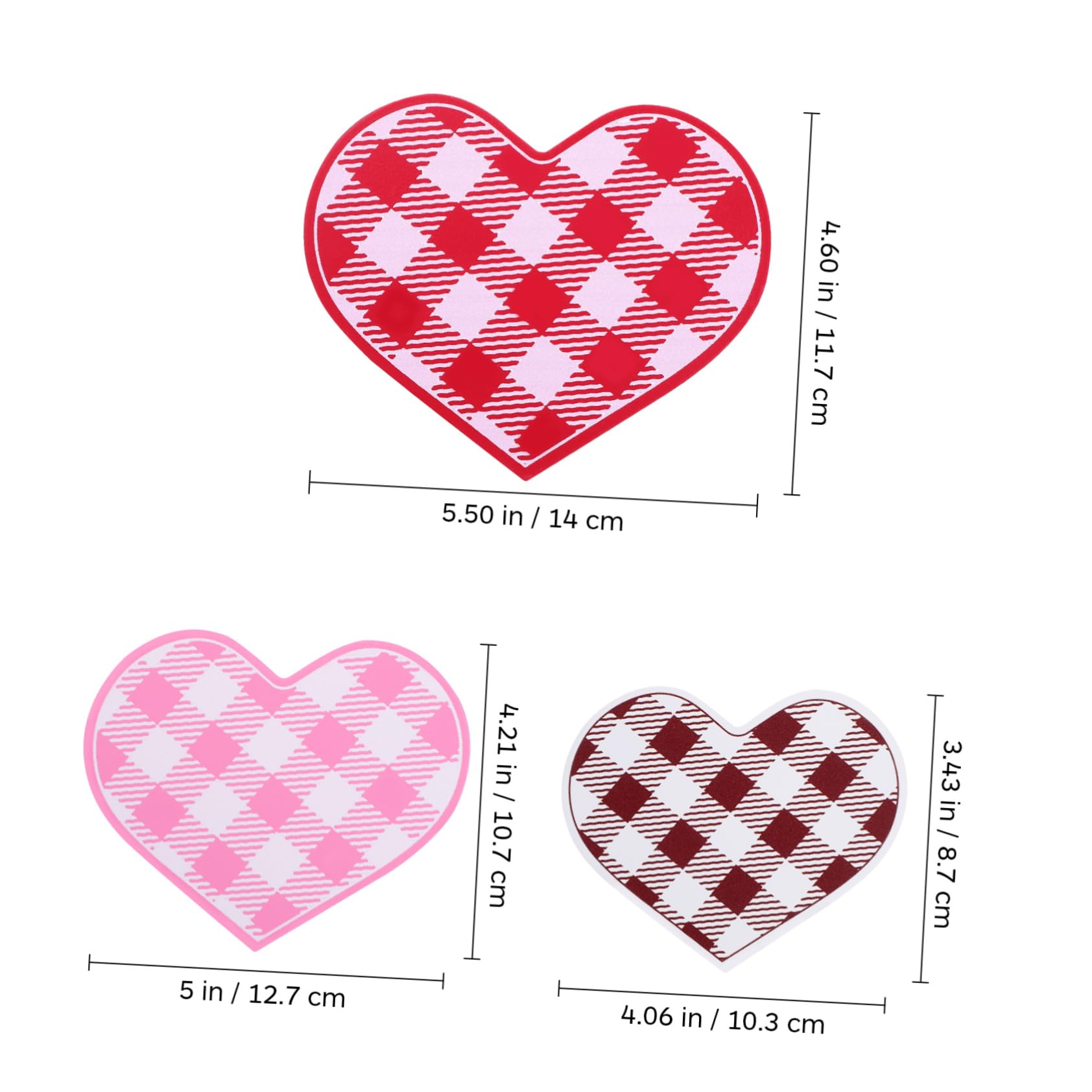 SOIMISS 6pezzi Decorazioni in Legno a Forma di Cuore la Festa degli Innamorati Cartelli da Tavolo Centrotavola da Fattoria Decorazioni per Casa Tavola