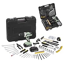Trapano Avvitatore Cordless con Batteria e Valigetta per Fai da Te – Kit Avvitatore con 135 Accessori, Punte per Metallo, Muro, Legno e Utensili per Bricolage Completo, 12V