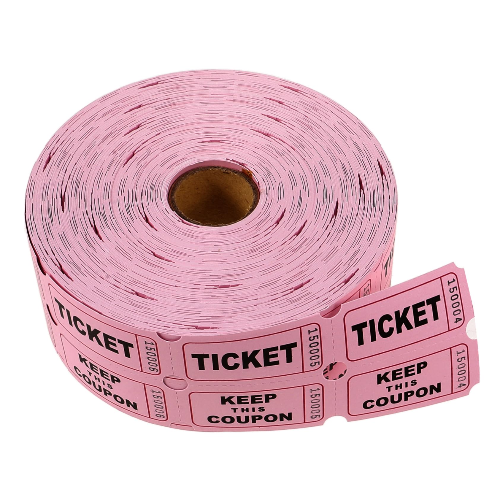 PRETYZOOM 4 Rollos boletos para la rifa de boletos Entradas para eventos Boletos de puerta boletos para la rifa del festival boletos de subasta billetes entradas para la fiesta
