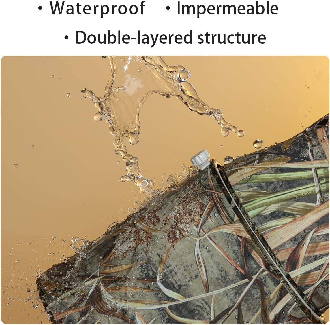 CHASING BIRDS Lens Camouflage Waterproof Coat for Sigma 500mm F5.6 DG DN OS Rainproof Lens Protective Cover Version IV (Reed Camouflage,L-Mount)