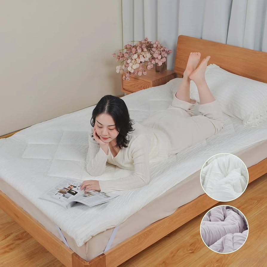 マイクロマティーク敷きパッド　シングル マイクロマティーク敷き毛布パッド - アレルギーとお布団を