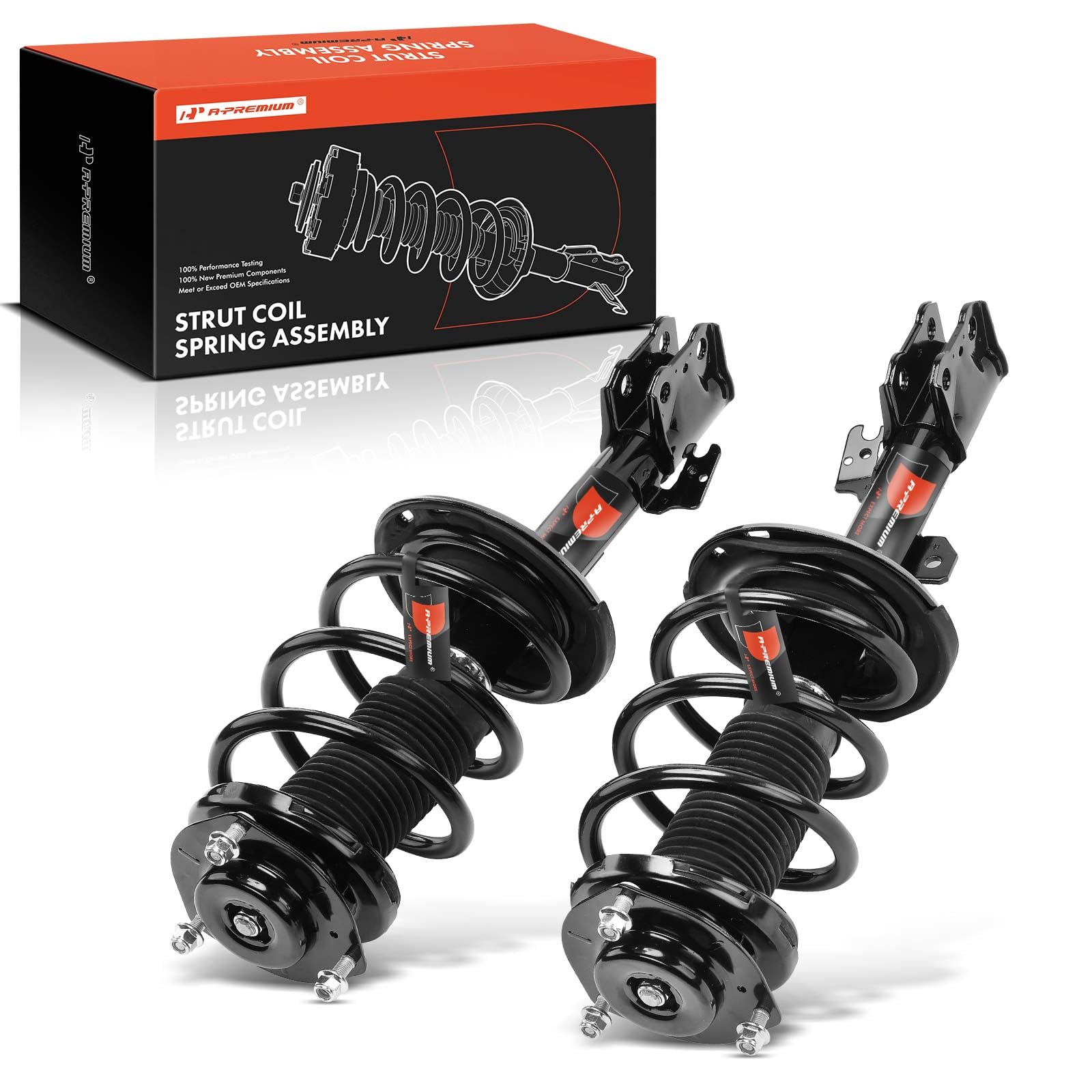 A-Premium Puntoni anteriori con molla elicoidale compatibili con Toyota
