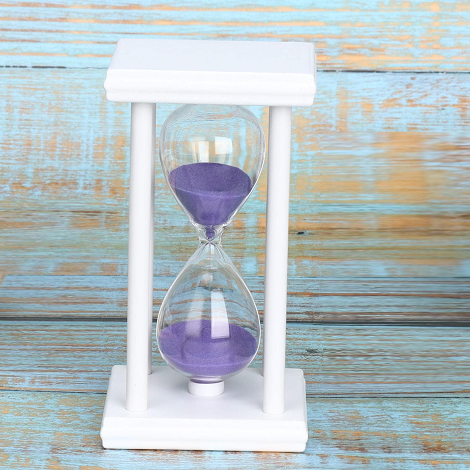 45 minutos reloj de arena temporizador de arena cocina escuela hora de madera moderna reloj de arena reloj de arena reloj de té temporizadores regalo para el hogar decoración