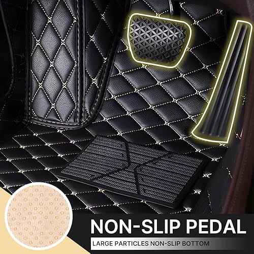 Miniatura 3 de Alfombrillas de automóvil aptas para Cadillac CT5 2020-2022, alfombrillas de cuero de lujo, protección para todo tipo de clima, juegos completos