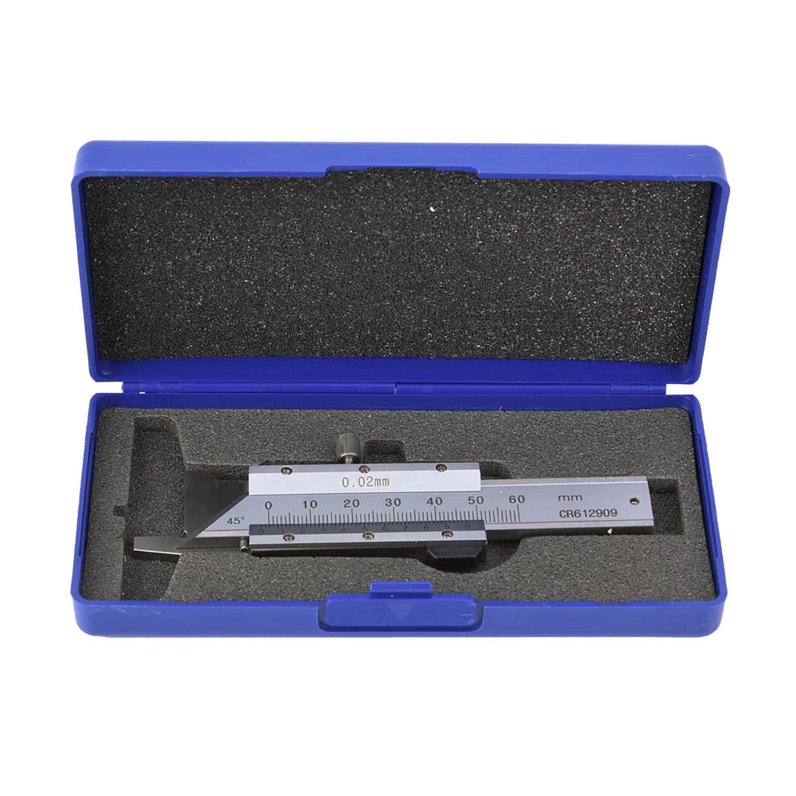 Akozon Regla de Calibre de Chaflán de Precisión | Menos Calibre de Biselado de Acero 0-50 Mm | Herramienta de Medición Precisa para Industrias Mecánicas y del Vidrio