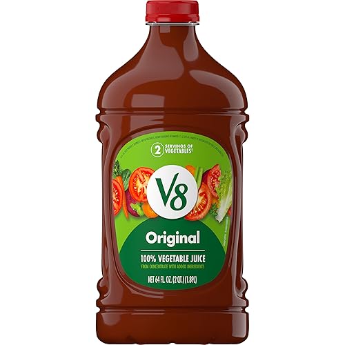 Miniatura 1 de Jugo V8 Original 100% de verduras, 64 onzas Botella de 32 onzas