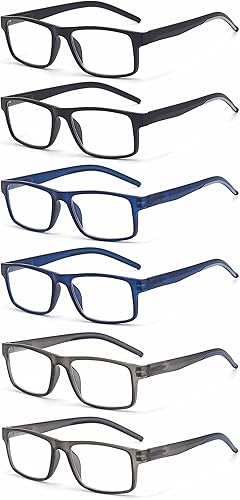 Miniatura 2 de Gafas de lectura para hombres y mujeres, lentes de lectura con bisagra de resorte, lentes de bloqueo de luz azul SR20523