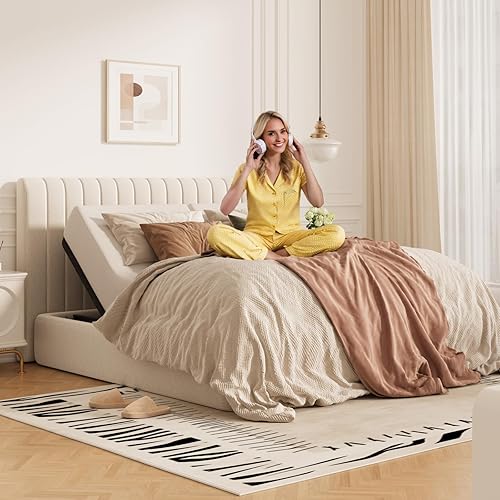 FLEXISPOT Split King Adjustable Bed Frame Base–Zero Gravity & Soothing Massage,Memory Positions,Whisper-Quiet Motor,Quick Assembly,Adjustable Legs,Under-Bed Light & Wireless Remote,750 lbs