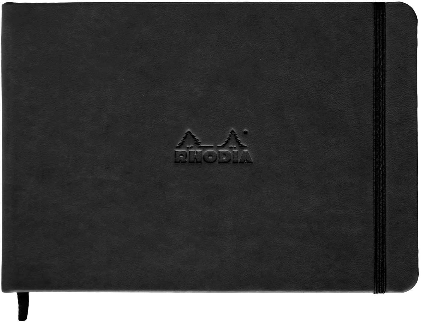 Rhodia Webnotebook, Landscape, A5, Plain - Black