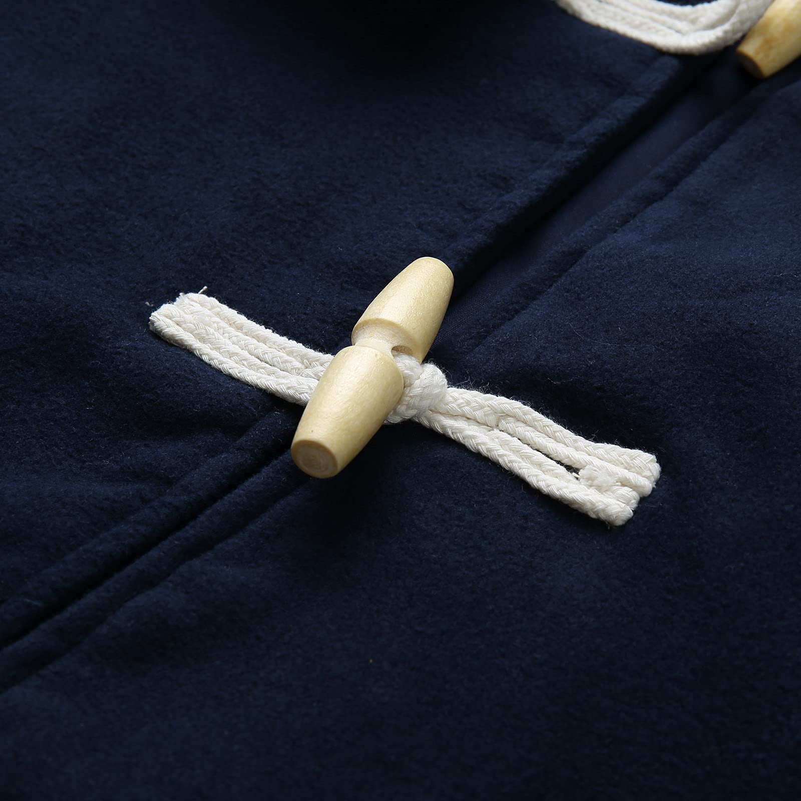 Cappotti Uomo Taglie Forti - Giacca Uomo Invernale Media Lunghezza con Cappuccio in Lana per Tempo Freddo e Ventoso Protezione Termica Superiore