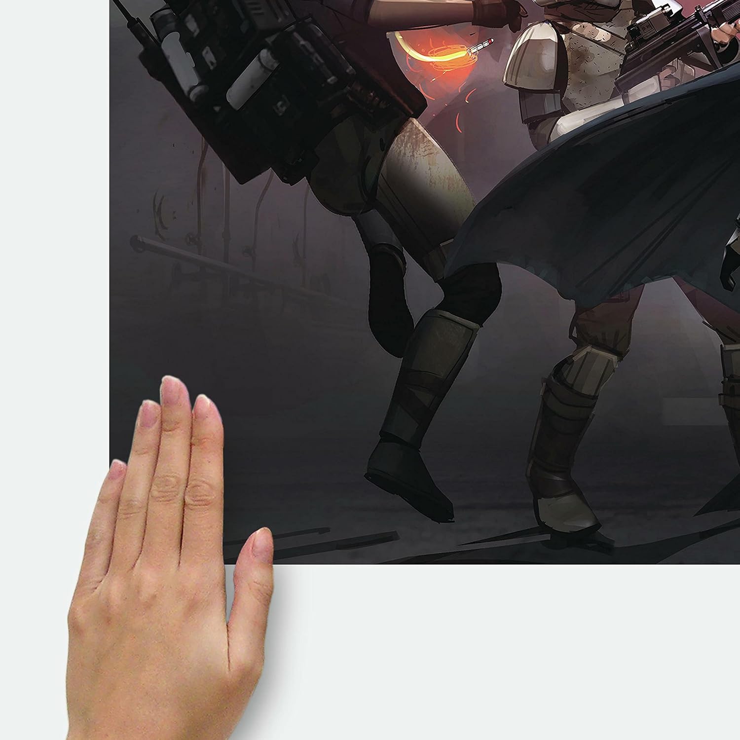 RoomMates Star Wars: The Mandalorian Peel & Stick Wall Graphic by RoomMates, RMK4767GM