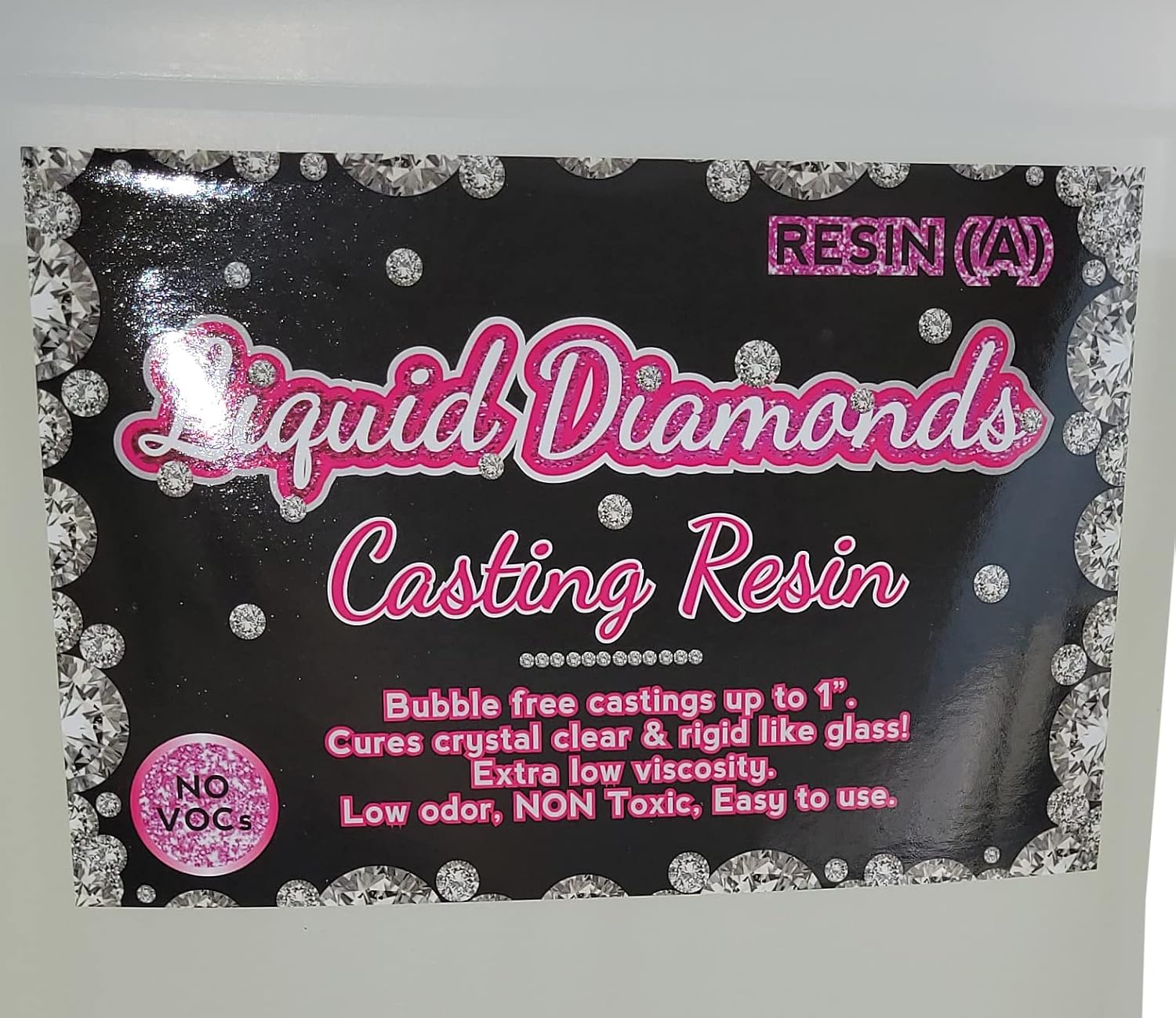 Liquid Diamonds Casting Epoxy Resin 1.5 Gallon kit Non Toxic FDA Compliant