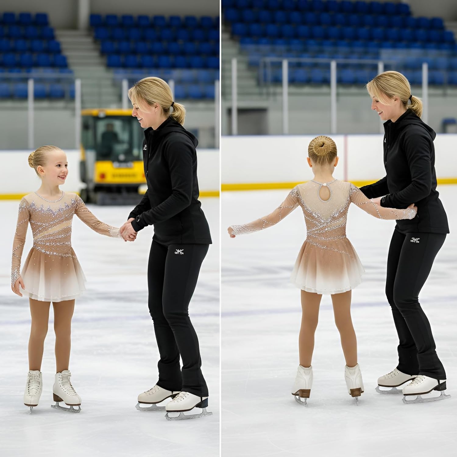 Figure Ice Skating Dress for Girls Kids