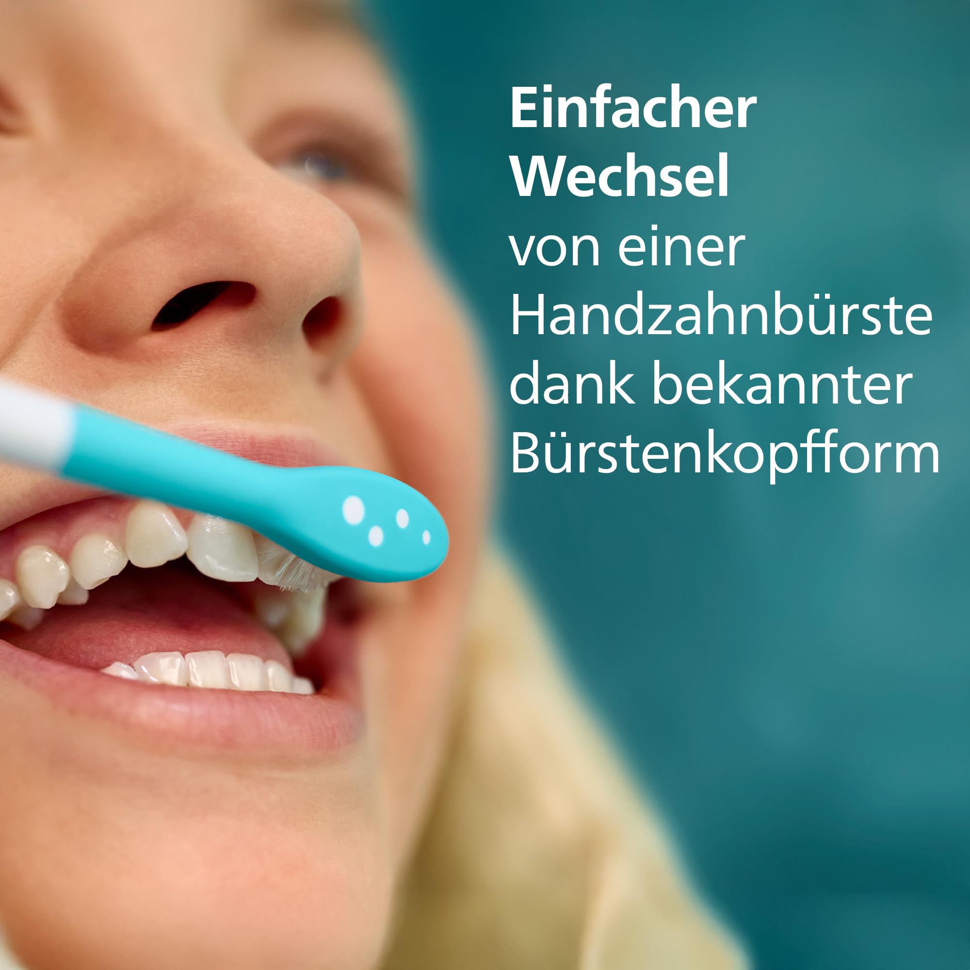 Philips Sonicare for Kids Smart elektrische Zahnbürste - Schallzahnbürste mit App, für Kinder 3+, 2 sanfte Putzprogramme, 2-Minuten-Timer, 2 Bürstenköpfe (Standard + Mini), Pink, Modell HX6600/11