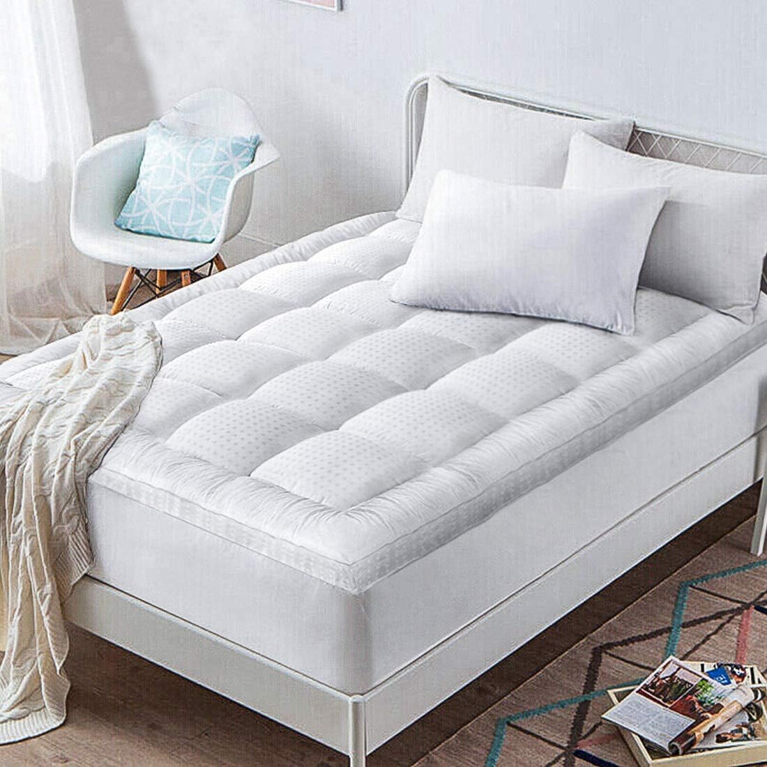 Flаѕh Dеаlѕ - 50% оƒƒ Mattress Topper King Extra Thick Mattress Pad Pillow Top Mattress Cover Overfilled Quilted Fitted Cotton Top Mattress Protector 8-21 Deep Pocket Uр Tо 40% оƒƒ Mattress Topper King Extra Thick Mattress Pad Pillow Top Mattress Cover Overfilled Quilted Fitted Cotton Top Mattress Protector 8-21 Deep Pocket