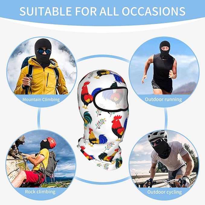 Balaclava ligera transpirable para moto unisex miniatura 8
