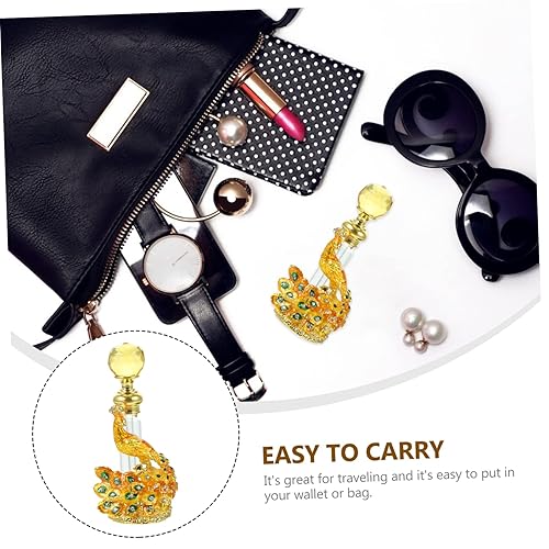 Miniatura 7 de Perfume de viaje recargable vacío del bulbo de la botella del perfume de la vendimia para el almacenamiento del aceite esencial