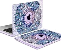 Vista 206 de TWOLSKOO for M4 MacBook Air 13.6 inch Case 2025-2022 Release M4 A3240 M3 A3113 M2 A2681, Plastic Hard Shell & Screen Protector & Keyboard Cover &