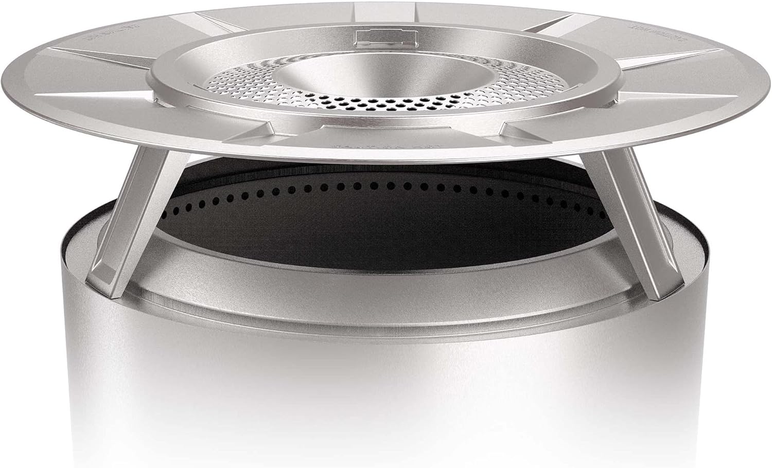 Solo Stove Yukon Heat Deflector - Enhance Warmth and Comfort for Your Fire Pit - Durable 304 Stainless Steel - Maximizes Heat Radius - Long-Lasting Camping Essentials, 10 lbs Yukon 27" Deflector