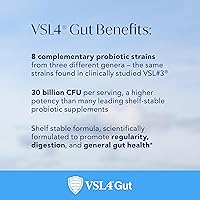 Vista 4 de VSL4® Gut Daily Probiotics for Gut Health - 30B CFUs, Multi-Strain Digestive Support for Women & Men, Promotes Gut Balance & Regularity, Potent