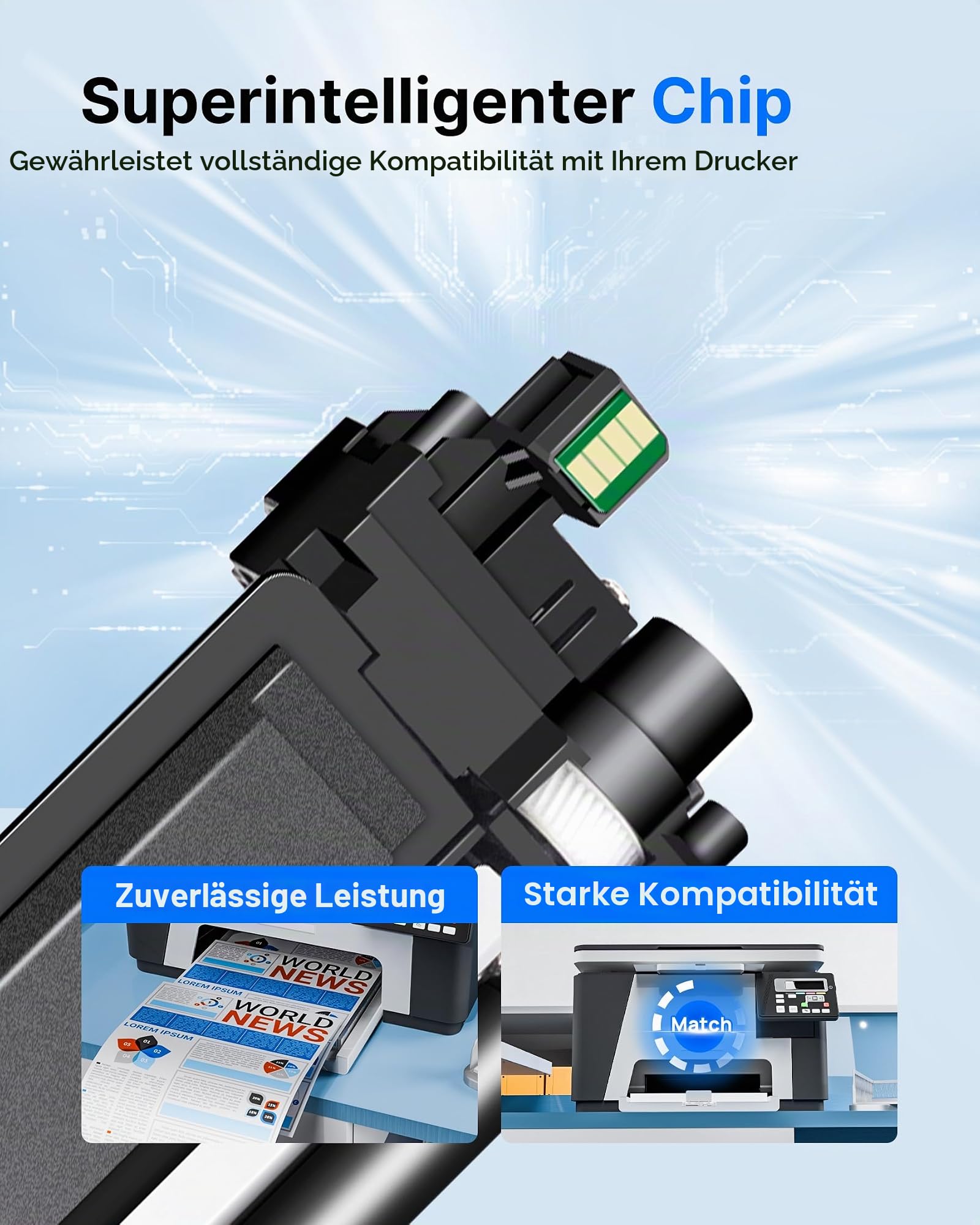 GPC IMAGE TN247 Kompatibel für Brother TN-243CMYK Toner Brother MFC-L3750CDW MFC-L3770CDW DCP-L3550CDW TN-247 TN243 HL-L3210CW HL-L3230CDW MFC-L3730CW (5er-Pack, 2 Schwarz, Cyan Magenta Gelb)