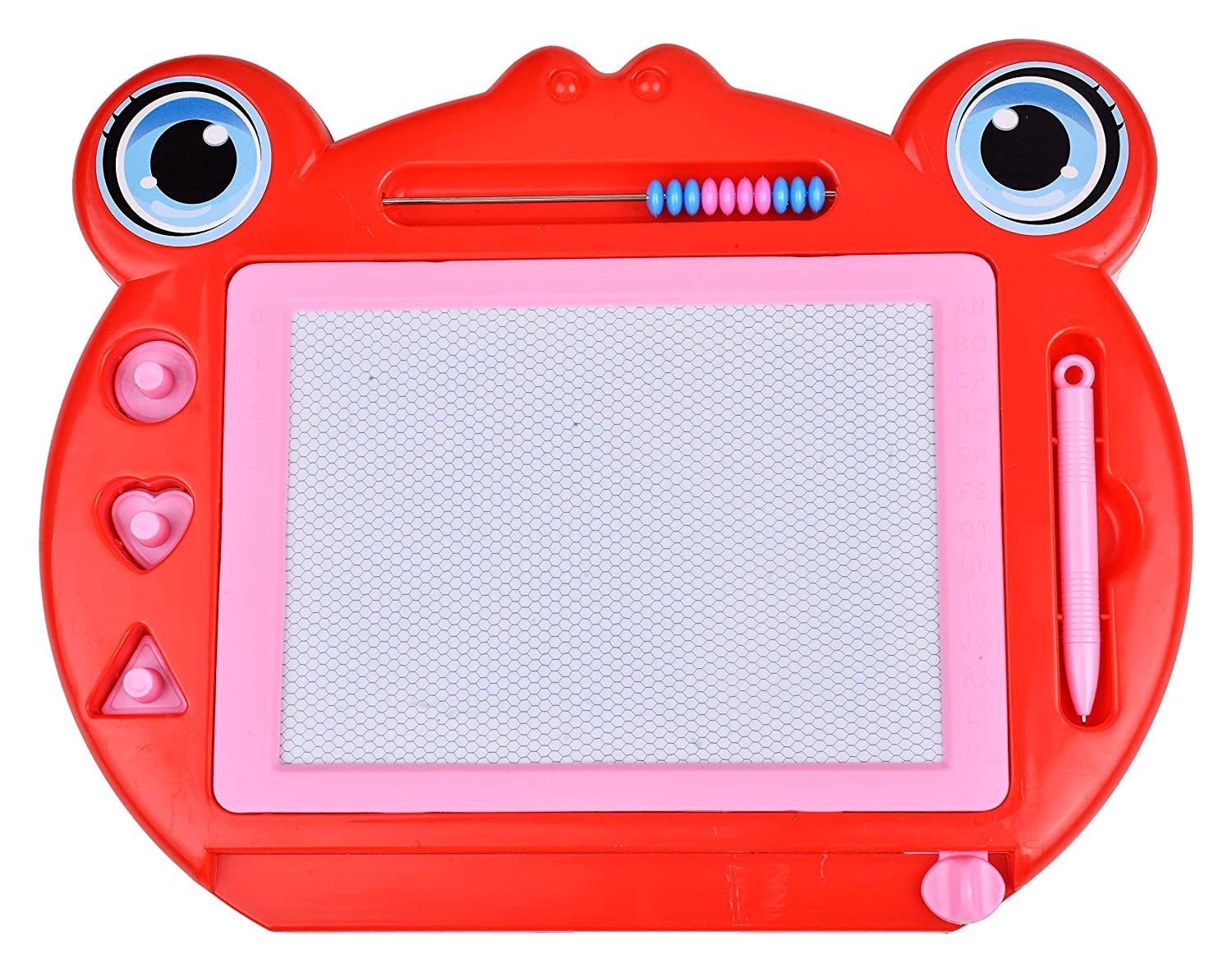 JAPSi Frog Magic Slate| Educational Writing Magic Slate and Drawing Slate Board Kids with Pen for Boy and Girls |Erasable White Board (Magic Board) | Random Colors | Age 3+