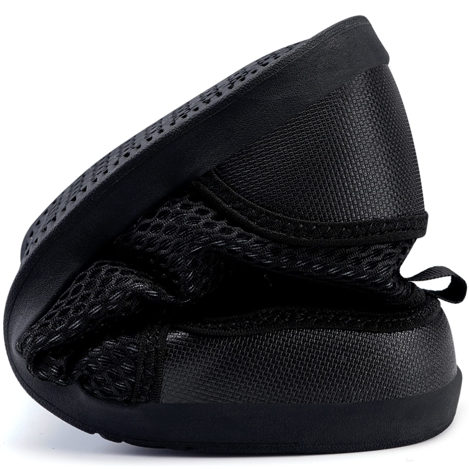 Scarpe Diabetiche Donna Pantofole Uomo Ultra-Leggero Ortopedica Edema Scarpe da Riabilitazione da Passeggio Anziani Piedi Gonfi Traspirante Regolabili Larghe Ciabatte