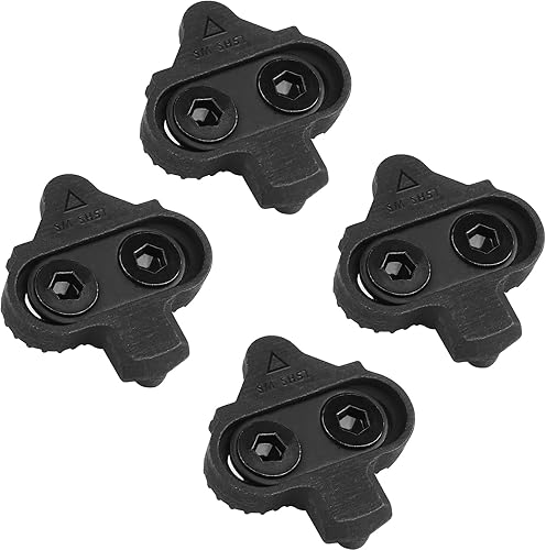 Miniatura 8 de NAACOO Tacos de bicicleta compatibles con tacos Shimano SPD SH51 SH56 – Peloton Pinzas de ciclismo de interior y montaña MTB Bike Bike Bike Clips Set