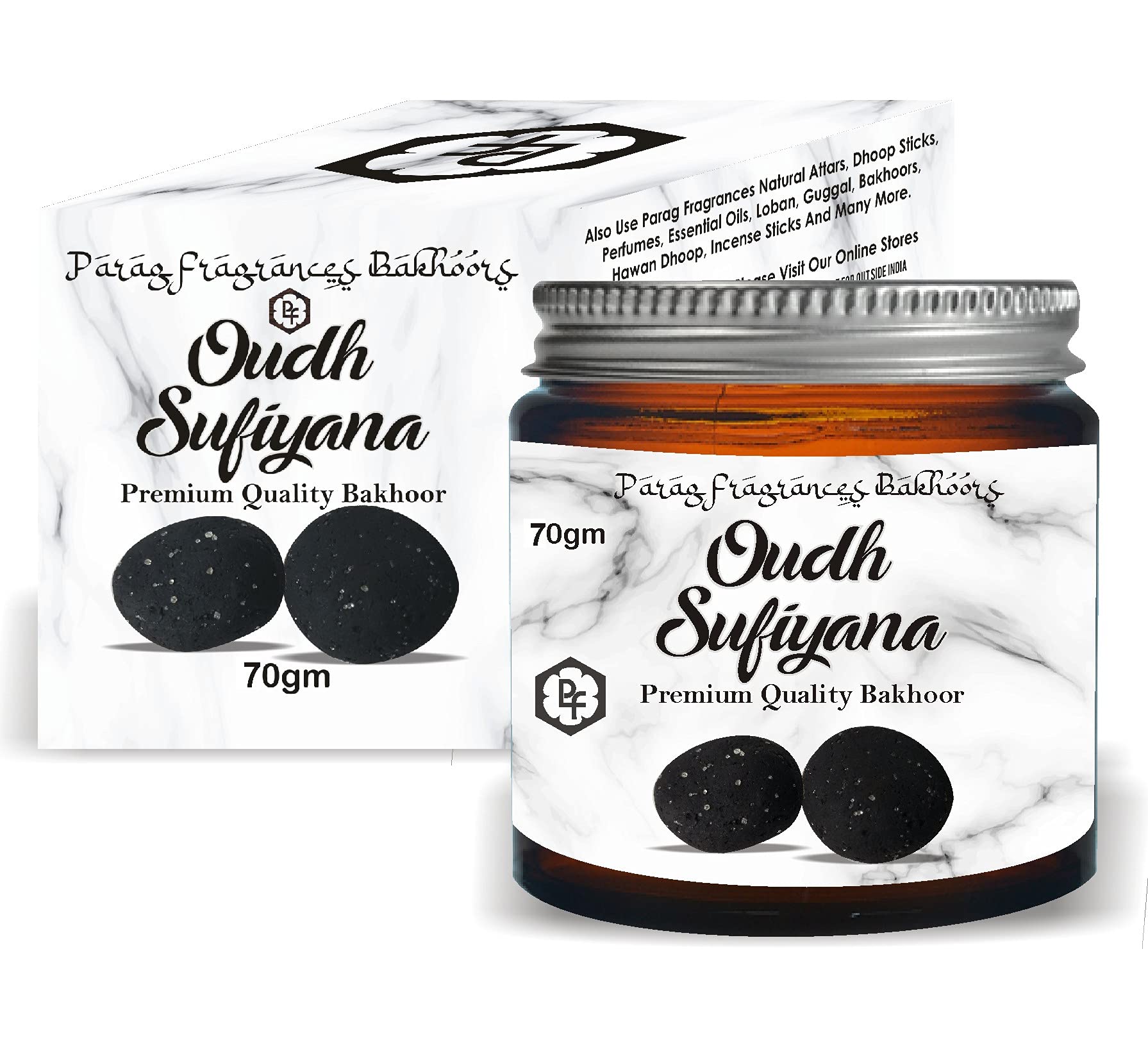 Parag fragrancesArabic Bakhoor 50gm Natural Ingredients and Oud Woods (Oud Sufiyana)