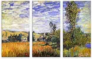 クロード・モネ、 Amazon | クロード・モネ 睡蓮 1906年 財布 メンズ レディース