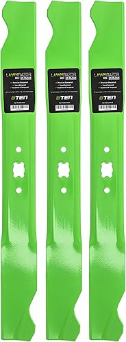 8TEN Lawnrazor - Cuchilla de elevación alta para MTD Cub Cadet Troy-Bilt SC100 Tuff-Cut 220 742-0641 942-0641 (alta elevación) 3 unidades