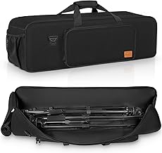 31 Inch Portable Tripod Bag 80 x 21 x 21 cm / 31.5 x 8.3 x 8.3 Inch Tripod Carry Bag with Shoulder Strap for Camera Tripod, Light Stands, Monopods and Other Photo Equipment