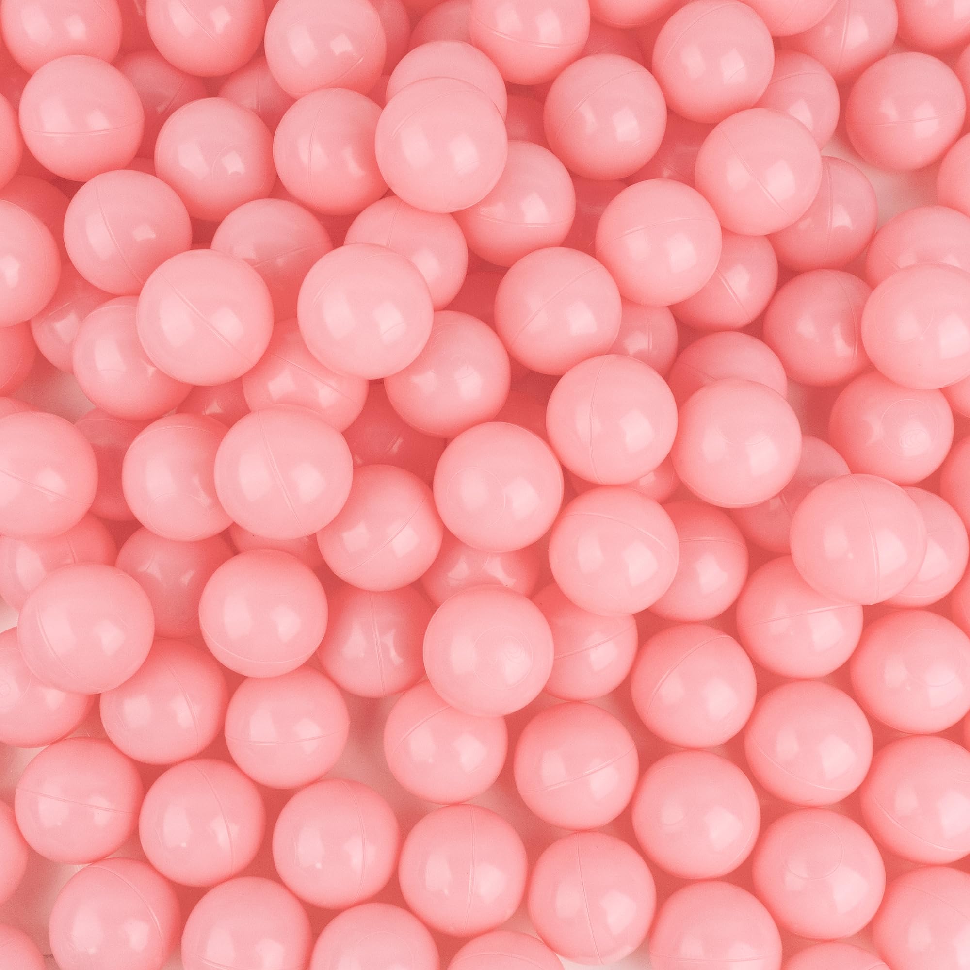 EOSAU 100 Ball Pit Balls BPA Free 2.16in Plastic Pit Balls Ideal Gift for Toddlers Babies Indoor Outdoor Play Tent Ball Pit Toys