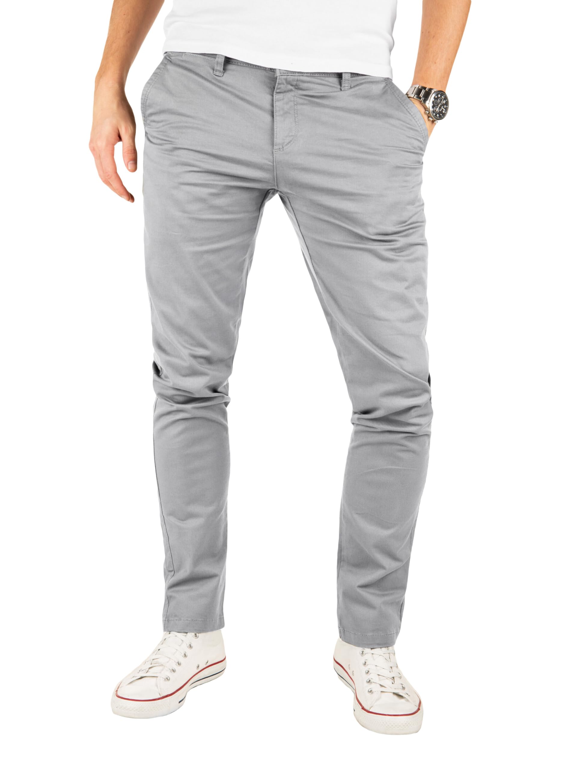 Yazubi Herren Chino Hose - Modell Kyle Slim Fit - Chinohose mit Stretchanteil