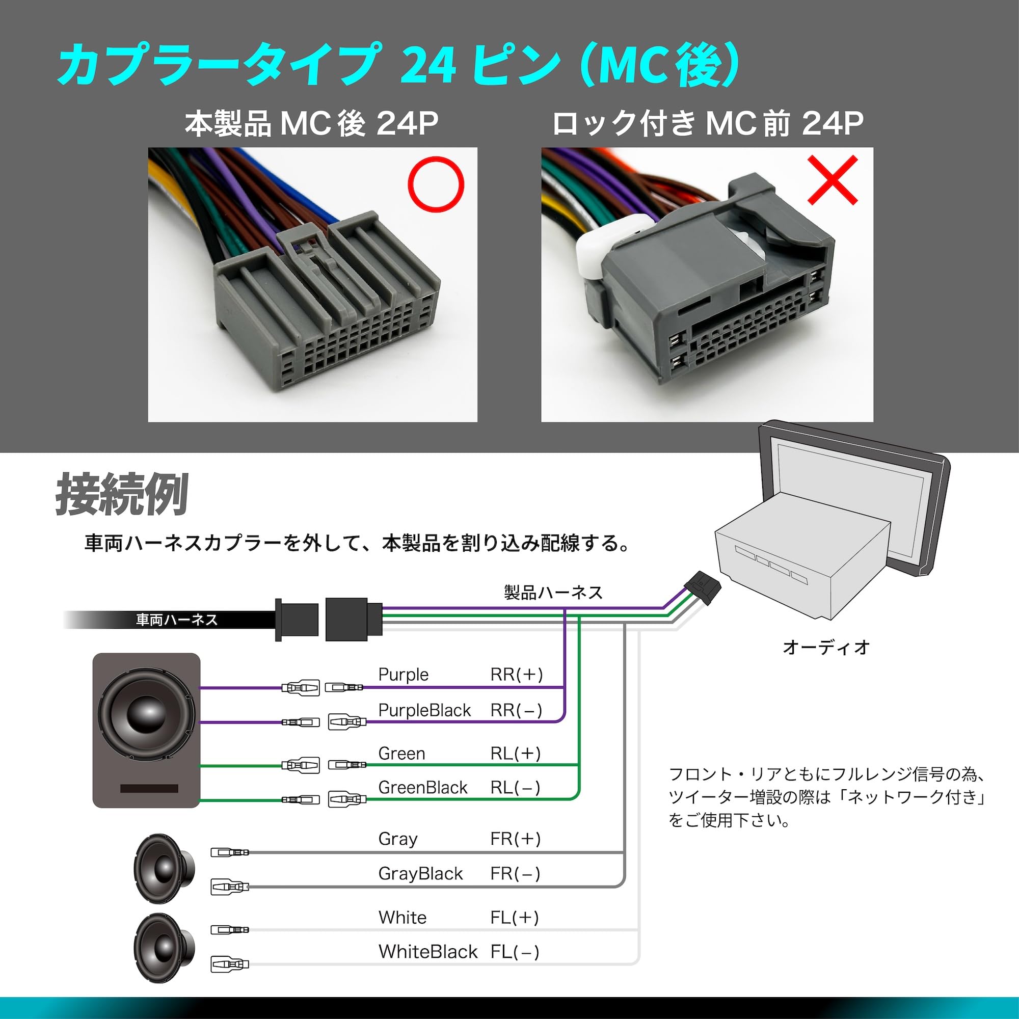 Amazon.co.jp: JOYN(ジョイン) スピーカー出力取出しハーネス ホンダ