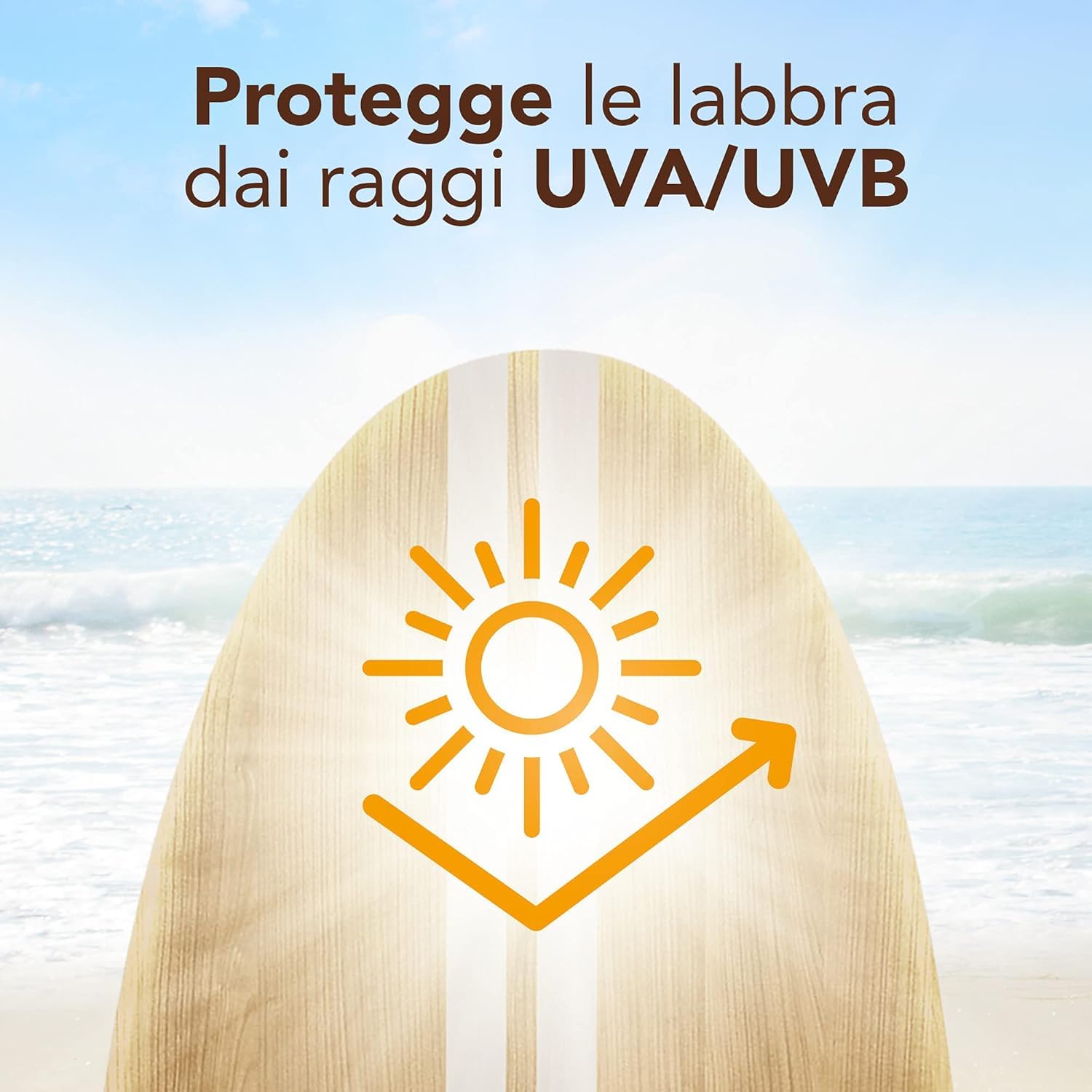 PIZ BUIN Moisturising Stick Solare per Labbra SPF 30, Burrocacao protezione solare alta, Balsamo labbra con filtro solare UVA/UVB, Aloe Vera e Vitamina E, Burrocacao labbra resistente all'acqua, 4.9 g