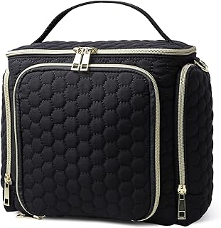 Travel Toiletry Bag, Toiletry Bags for Traveling Women, Large Capacity Travel Toiletry Bag for Women, Travel Cosmetic Makeup Bag Travel Organizer with Detachable Shoulder Strap