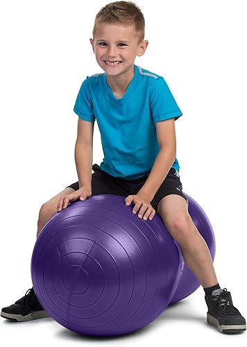Bintiva Kids Therapy - Pelota de cacahuete - Equipo sensorial para habitación - Asiento de movimiento para embarazo, terapia física, yoga, ejercicio