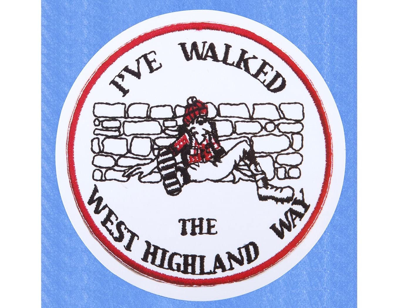 Must Have Souvenirs Scotland Scottish Decal Car Sticker Saltire Thistle (Ive Walked The West Highland Way)
