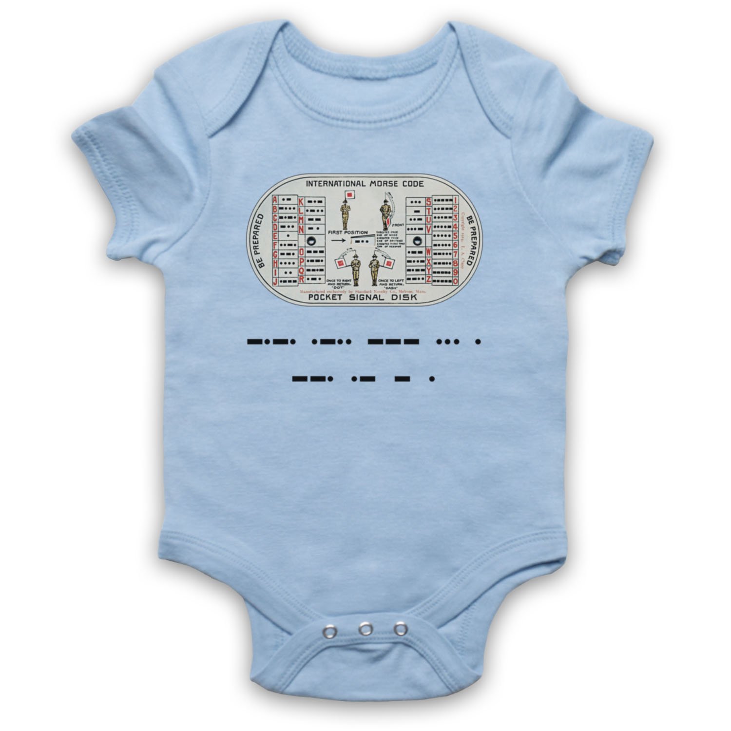 Barboteuse Stranger Morse Code vêtement bébé science-fiction - 2