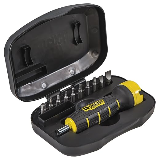 Wheeler Digital Firearms Accurizing Torque Wrench with Interchangeable Bits and LCD Display for Firearm Maintenance and Gunsmithing