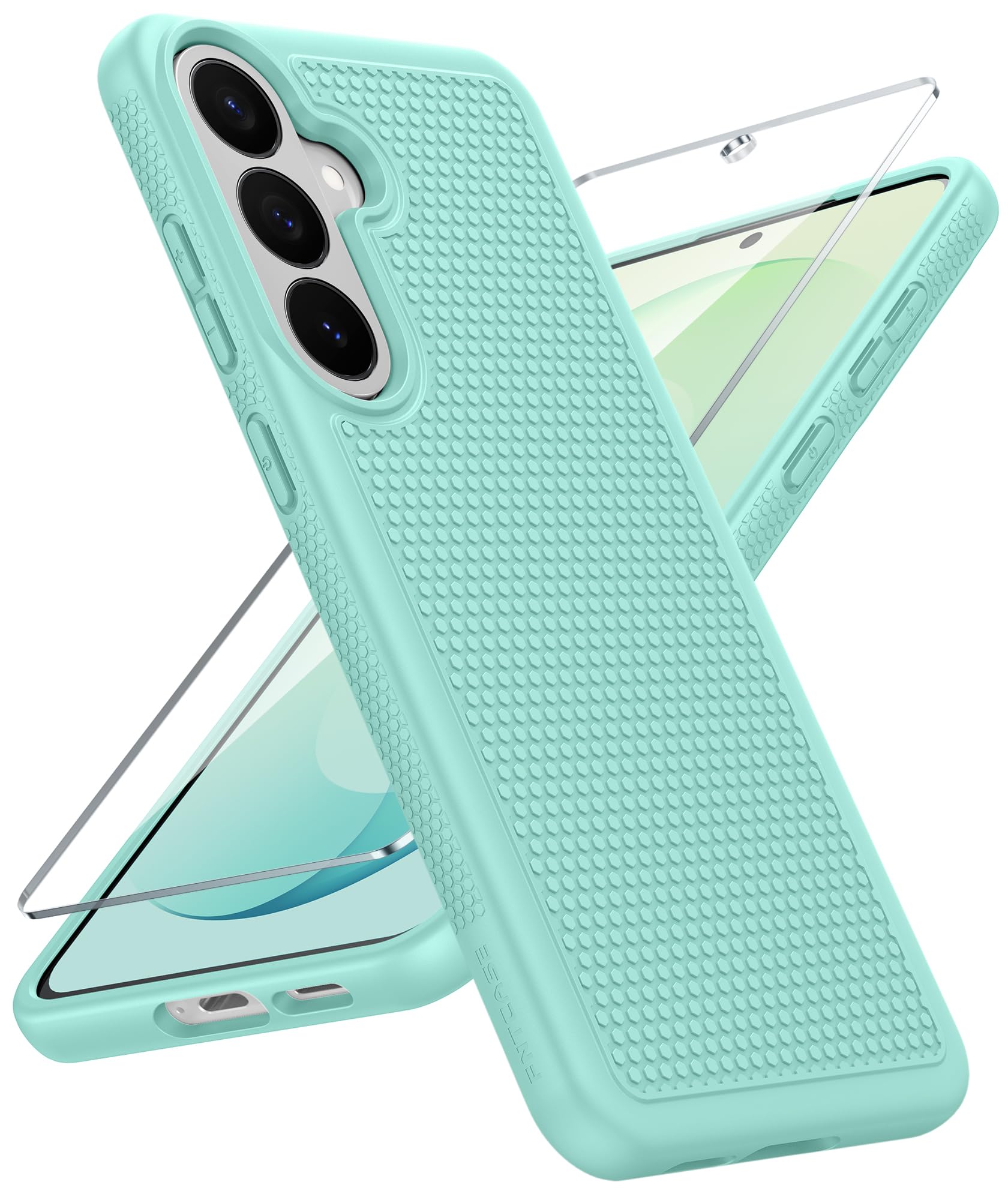 FNTCASE for Samsung Galaxy S26-FE Case: Non Slip TPU 14FT Military Grade